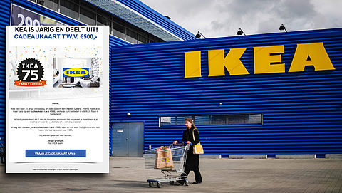 Trap niet in valse winactie 'IKEA'