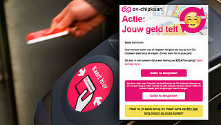 Gepersonaliseerde e-mail 'OV-chipkaart' blijkt valse winactie
