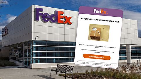 Phishingmail namens FedEx: ‘Levering van pakketten geschorst’