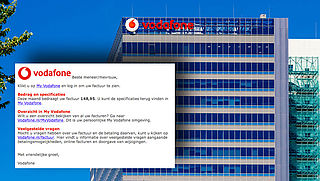 Let op! E-mail 'Vodafone' over factuur is phishing
