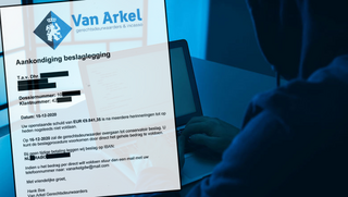 Spookfactuur van 'Van Arkel Gerechtsdeurwaarders' bevat een hoop persoonlijke gegevens