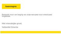 Valse mail Vattenfall | Bron: FraudeHelpdesk