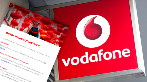 Heb jij een rekening van 93 euro namens Vodafone in je mailbox? Pas op, dit is phishing