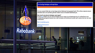 Trap niet in e-mail Rabobank over nieuwe pas