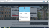 De nepsite in de huisstijl van WoningNet