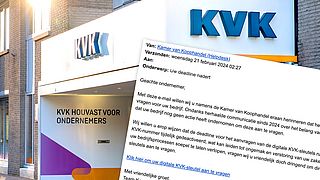 Nepmail namens KVK over aanvragen digitale sleutel