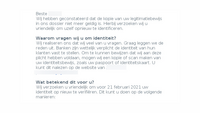 Identiteitsfraude namens DigiD, dit is de valse e-mail