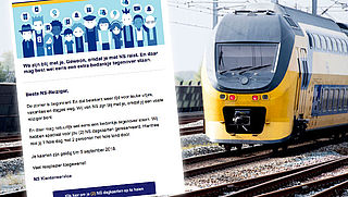 Opnieuw nepmail 'NS' over gratis dagkaarten