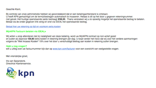 KPN betaallink in je mailbox gevonden? Gebruik deze niet! 