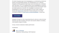 Beslaglegging van 'GDW Nederland'