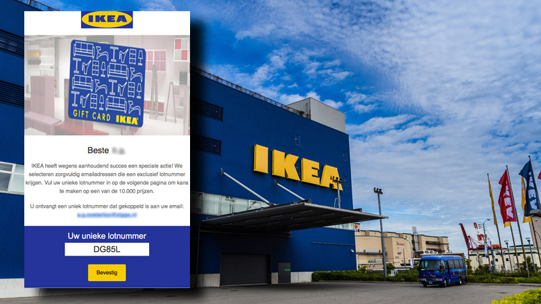 Wees alert! Winactie 'IKEA' blijkt misleiding