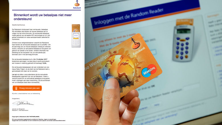 Opnieuw valse e-mail Rabobank in omloop