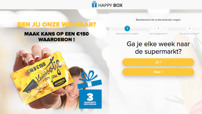 tumor Sneeuwwitje noedels Supermarktketen Jumbo geeft géén cadeaukaart ter waarde van € 150,- weg -  Opgelicht?! - AVROTROS programma over oplichting en fraude en bedrog