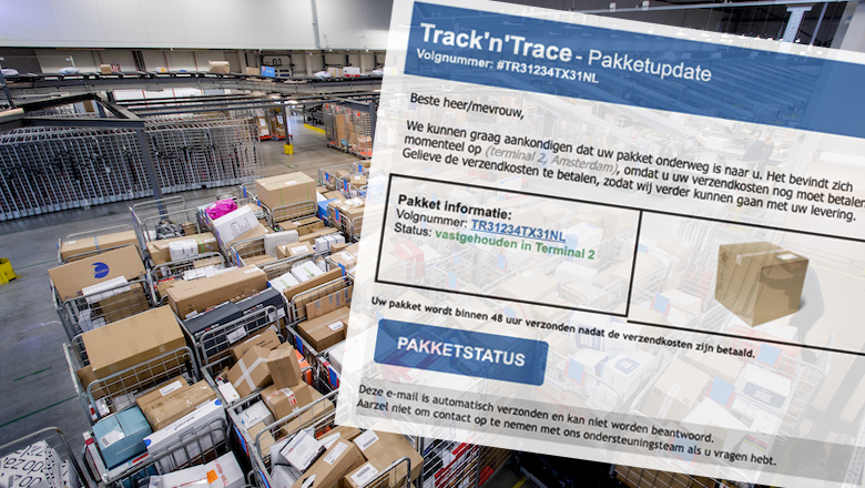 Mail met valse Track & Trace-code? Dat is creditcardfraude