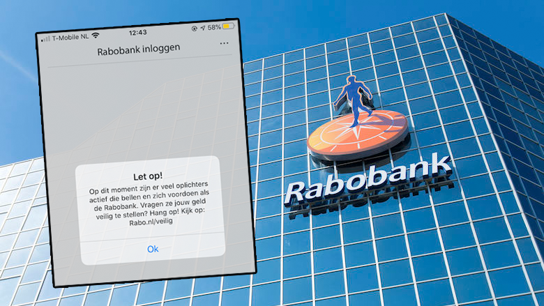 Rabobank waarschuwt klanten voor telefonische oplichting: 'Vragen ze jouw geld veilig te stellen? Hang op!'