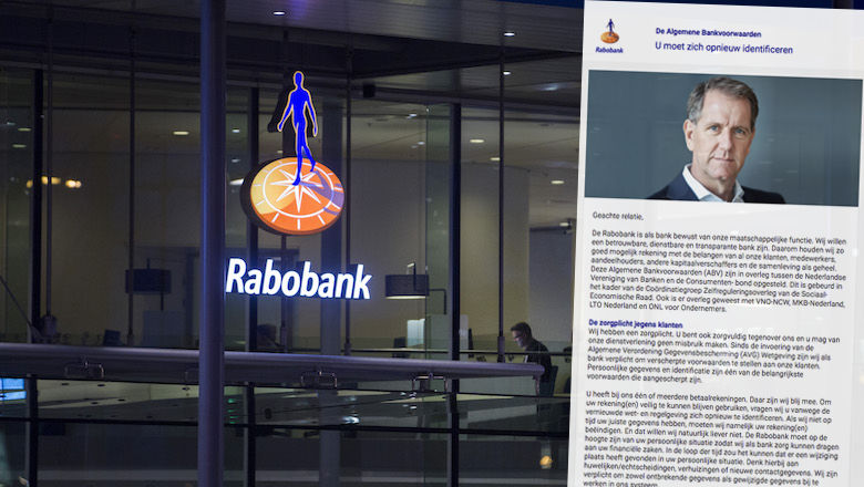 Valse mail van 'Rabobank' met in de onderwerp 'Lopende zaken'