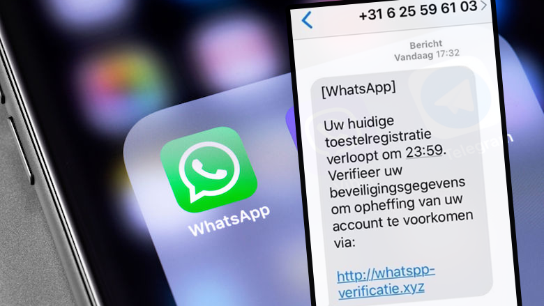 Oplichters proberen jouw WhatsApp-account te hacken
