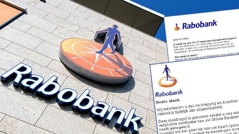 Rabobank-klanten opgelet! Deze mails in jouw inbox zijn nep