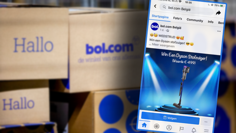 Valse Facebook-winactie namens 'Bol.com' betreft creditcardfraude door oplichters