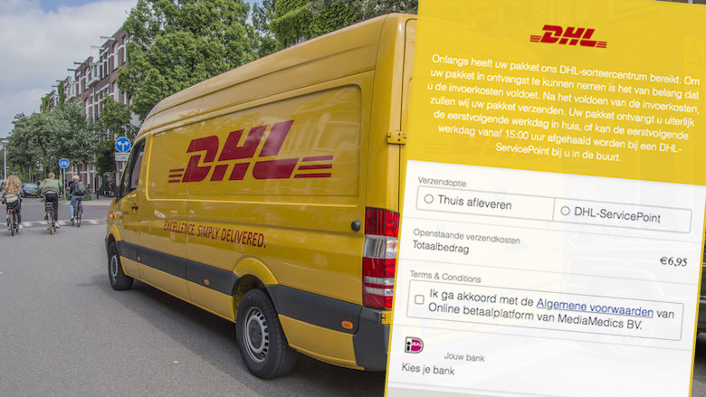 Sms van 'DHL' is overtuigende en gevaarlijke phishing: 'Voldoe de invoerkosten voor uw pakket'