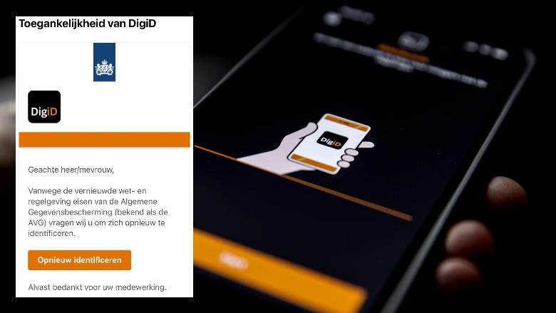Nieuwe valse mail van 'DigiD Helpdesk' is uit op je gegevens