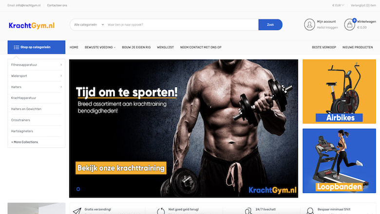 Politie: 'Krachtgym.nl is geen betrouwbare webshop'