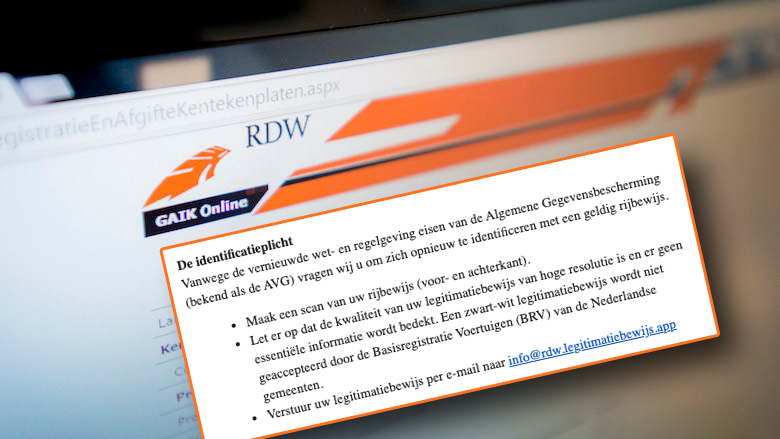 Nieuwe oplichtingstruc leidt tot identiteitsfraude: stuur geen scan van je rijbewijs naar de 'RDW'