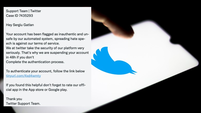 Oplichters gebruiken gehackte Twitteraccounts met blauw vinkje om je profiel te stelen
