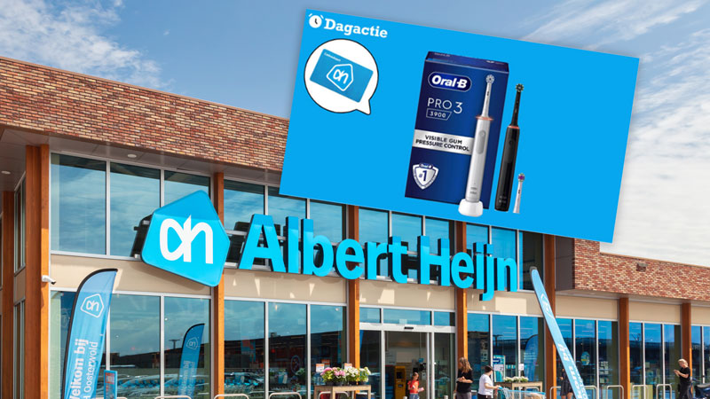 Valse Albert Heijn dagactie: Je maakt kans op een Oral-B Pro 3 en bol cadeaukaart