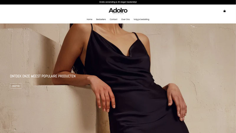 Bestel niet bij de malafide kledingwinkel ‘adolro.nl’, waarschuwt de politie