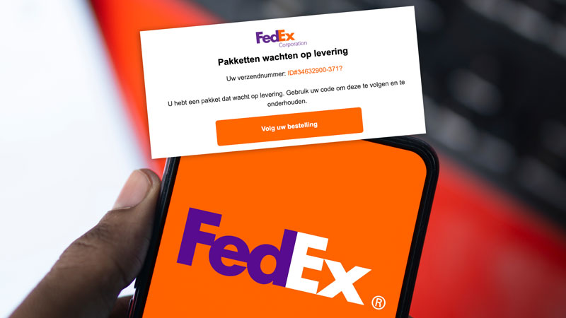 FedEx-mail: ‘Pakketten wachten op levering’ is phishing