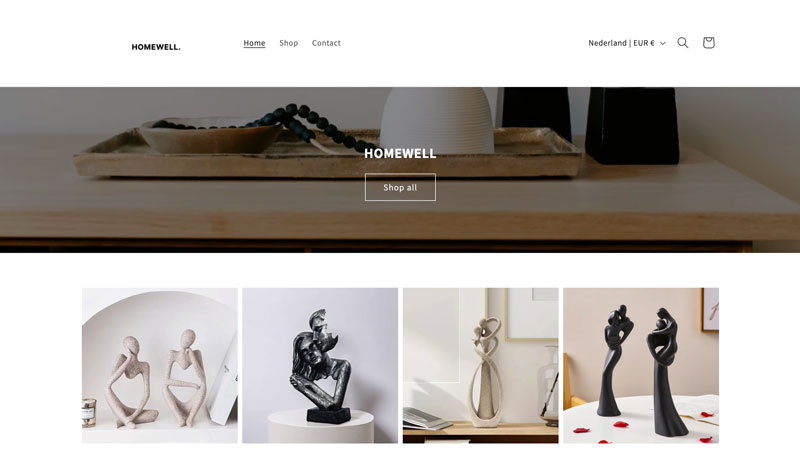 Interieur webshops ‘home-well.shop’, ‘home-well.nl’ en ‘home-well.store’ leveren niet