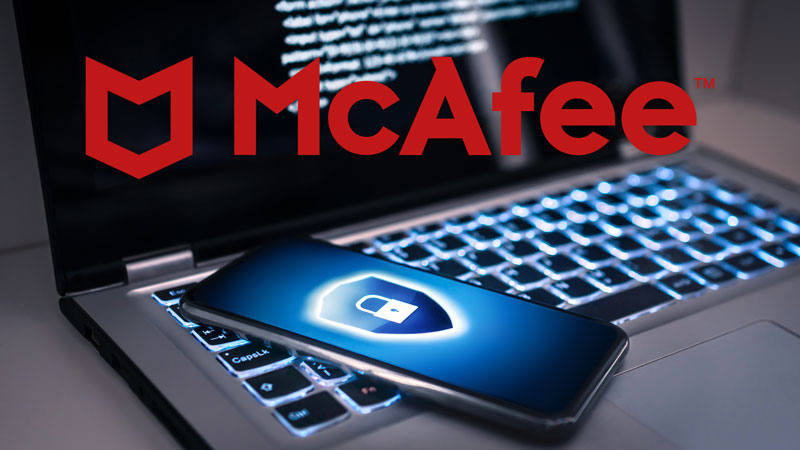 Mail namens McAfee over nieuw gelanceerde beveiligingssoftware is frauduleus