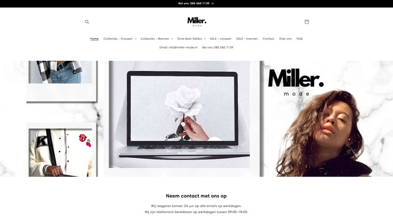 Politie waarschuwt: ‘miller-mode.nl’ levert geen producten na betaling