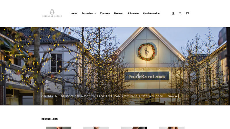 Bestel niets bij deze valse website van Designer Outlet Roermond