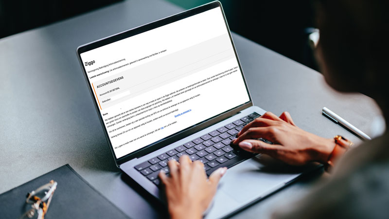 Ziggo-bericht over ‘verhoogde phishingdreiging’ is afkomstig van cybercriminelen