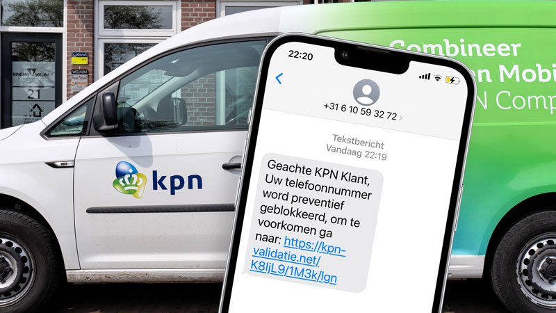 Frauduleuze KPN-sms over ‘preventief blokkeren telefoonnummer’