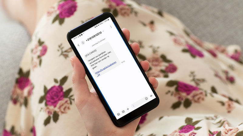 Creditcardhouders pas op voor deze sms: ‘Vernieuw op tijd je ICS-creditcard gegevens’
