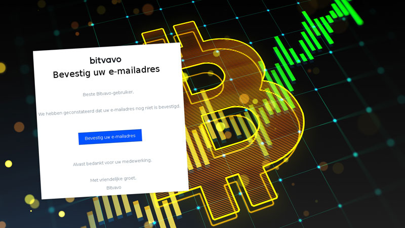 Bitcoin investeerders let op: ‘Bevestig snel je Bitvavo mailadres’