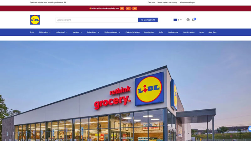 Bestel jij online bij Lidl? Pas op voor deze namaak Lidl website