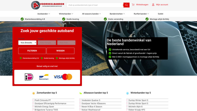 Op zoek naar voordelige autobanden voor het najaar? Koop ze niet bij deze webshop