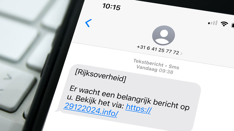 Wees gewaarschuwd voor deze valse sms namens de Rijksoverheid