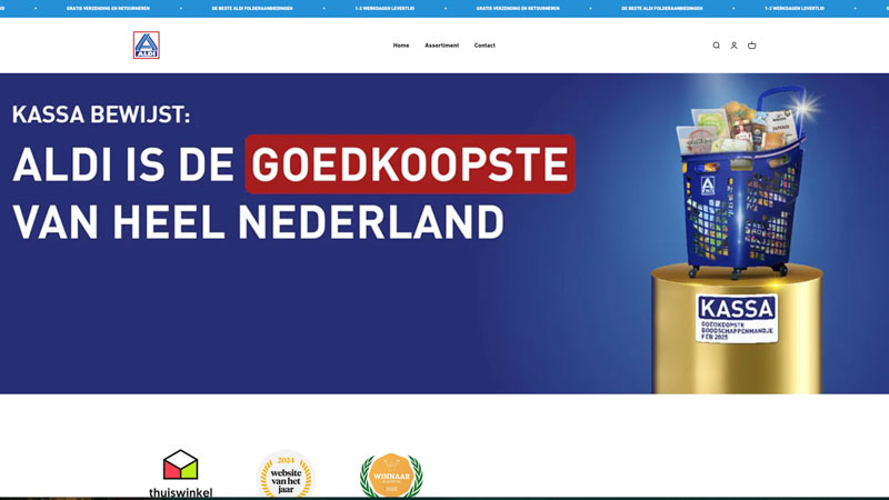 Pas op voor de malafide ALDI-webshop ‘aldi-voordeel.com’