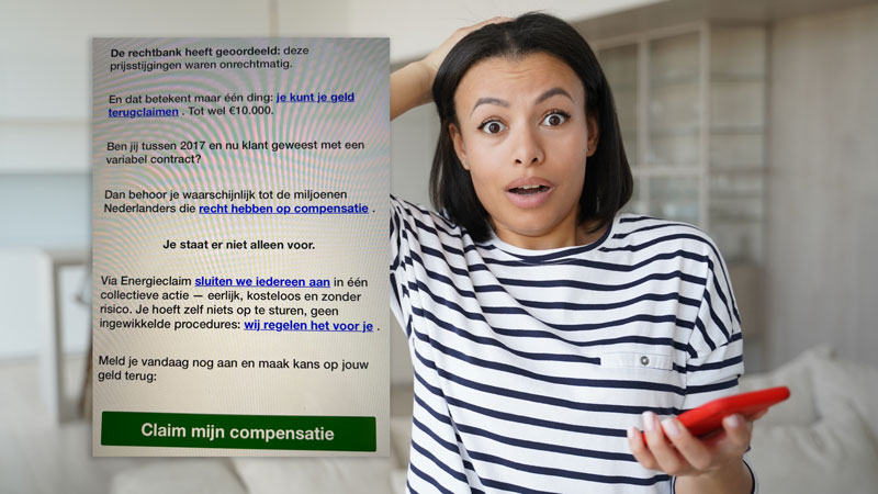 Phishingmails in omloop over schadeclaims door variabele energiecontracten