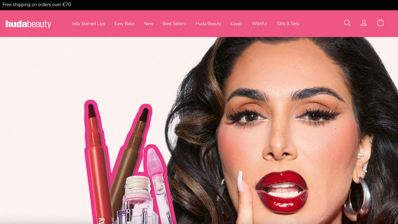 Koop je make-up niet bij deze namaakwebshop van Huda Beauty