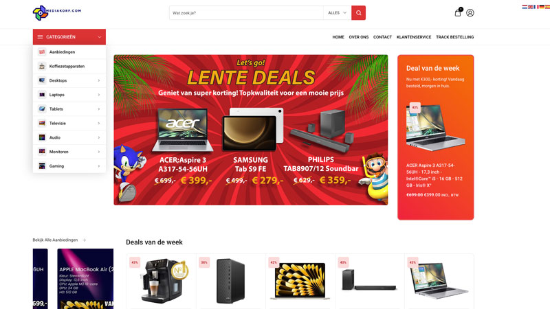 Een nieuwe ACER-laptop, Samsung-tablet of Philips-soundbar tegen hoge korting? Trap er niet in
